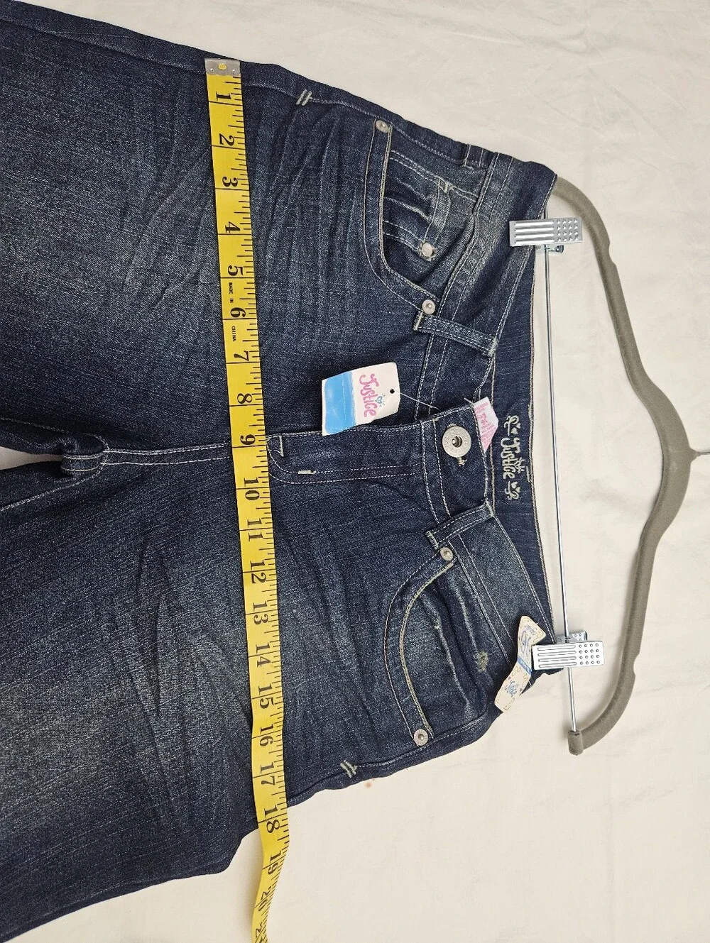Justice Dark Indigo Flare Jeans Size 16 Reg
